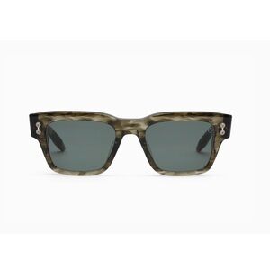 AKONI ‘Columba 50’ Sunglasses in Green Swirl